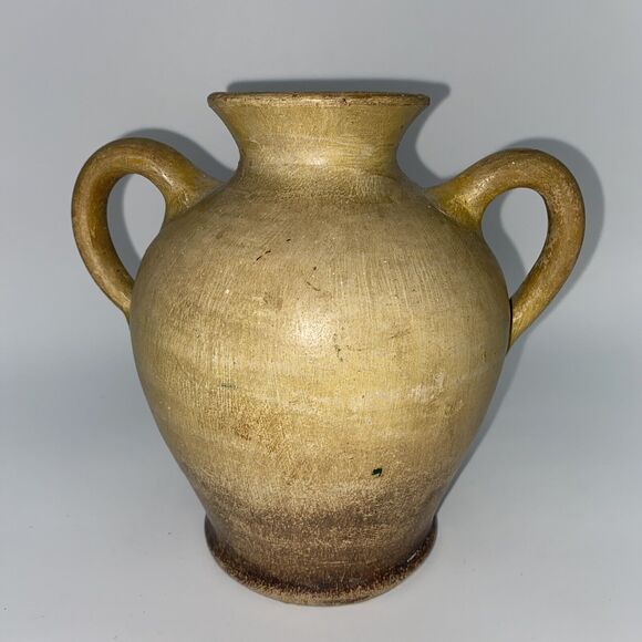Vintage Primitive Amphora Vase Pottery Vessel or Water Jug - Picture 1 of 11